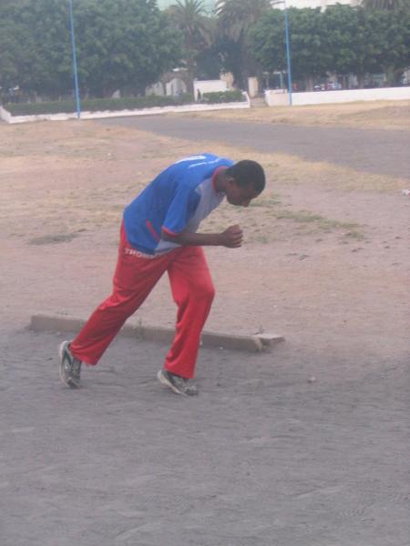 moi khalid de tran de casablancse d'athletisme de wac